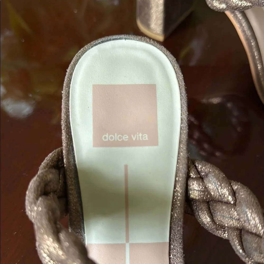 Dolce Vita Brown Heeled Sandals - Picture 5 of 16